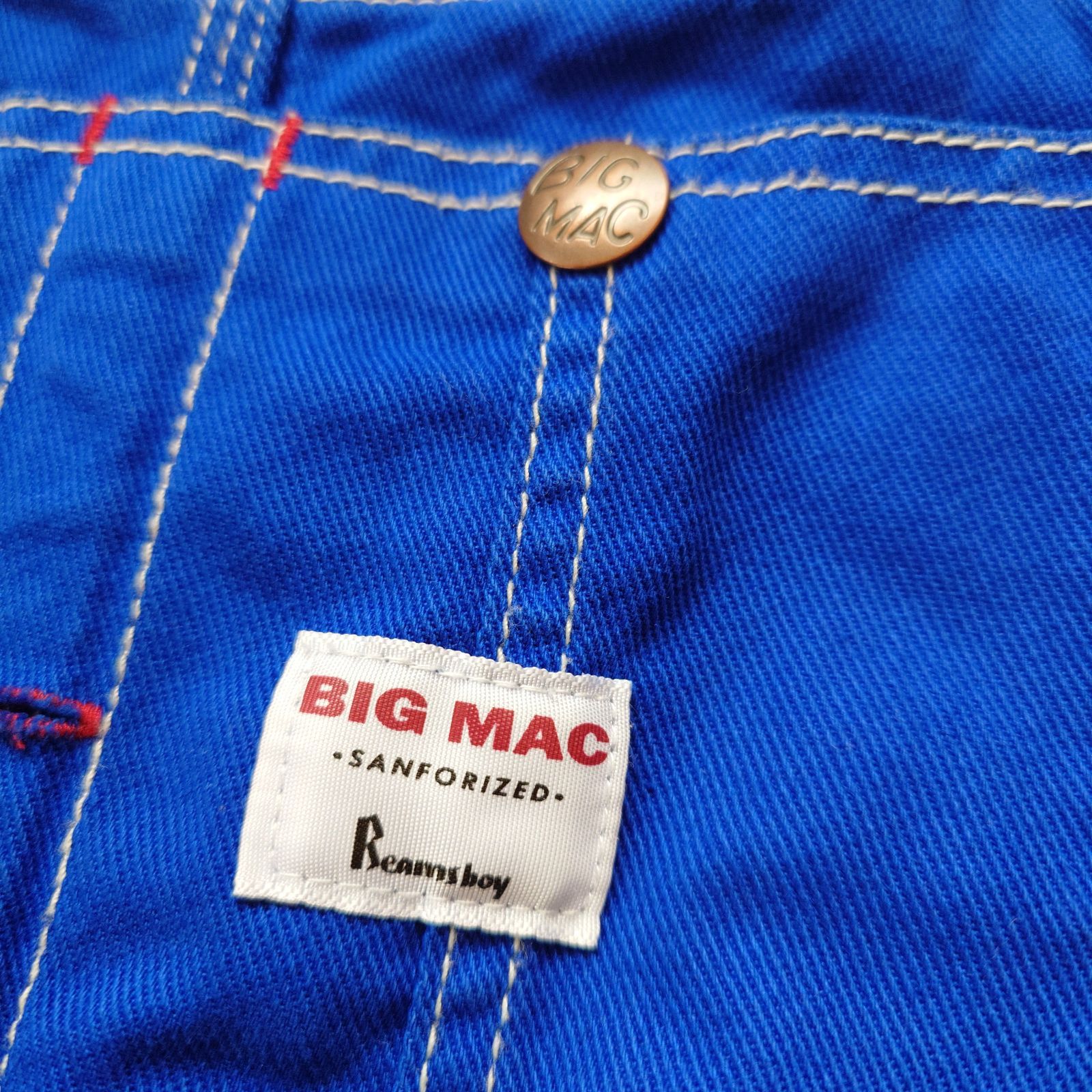 オーバーダイオーバーオール ブルー