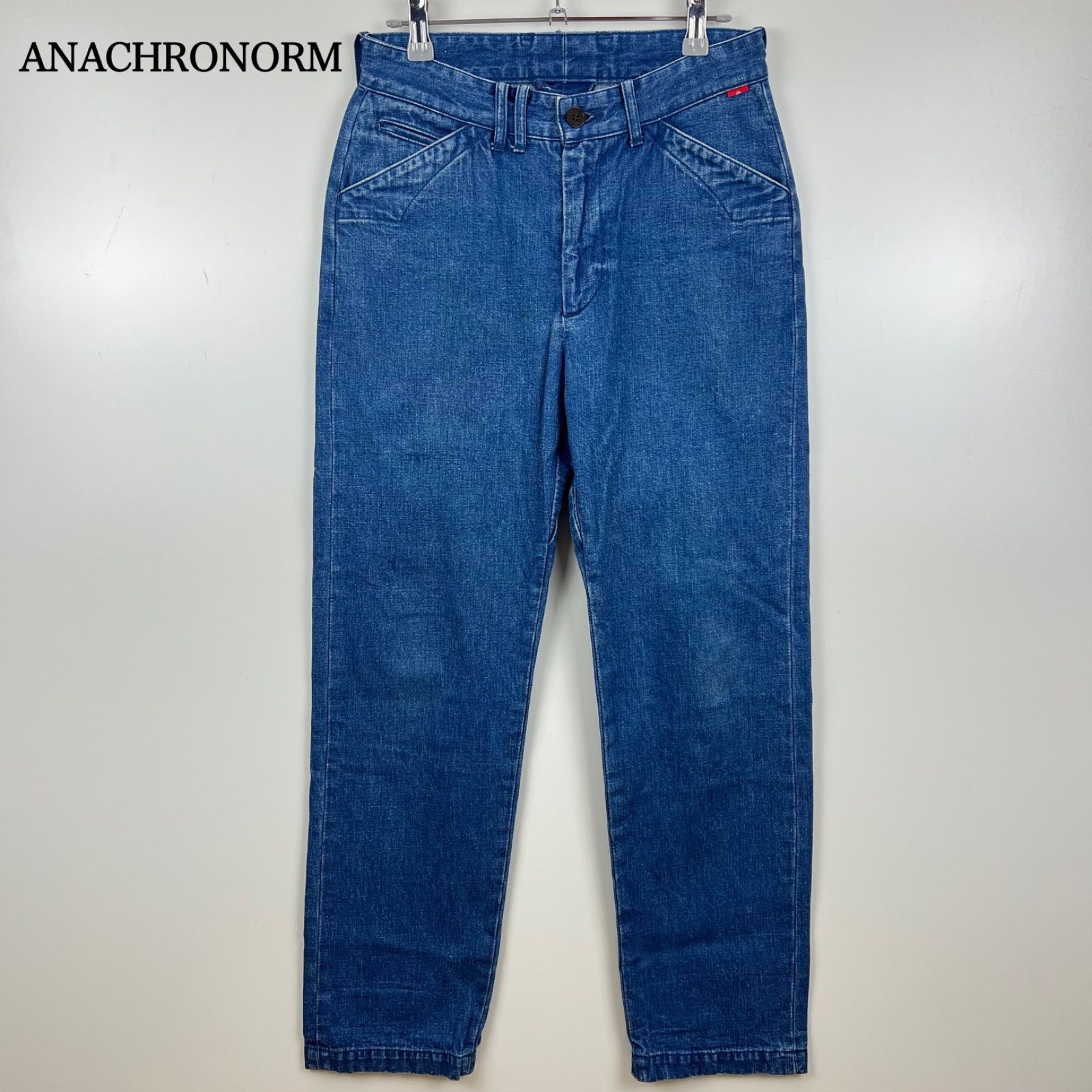 ANACHRONORM デニム　アナクロノーム　ボロ　ダメージ　ペインター　34 anachronorm - アナクロノーム ダメージ加工 ペインターパンツの通販