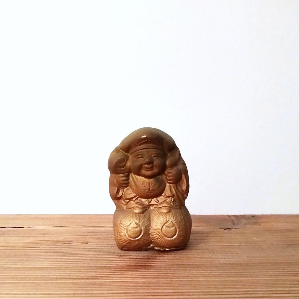 小さな大黒天 昭和初期 鋳物 大黒様 七福神 骨董 古美術 アンティーク