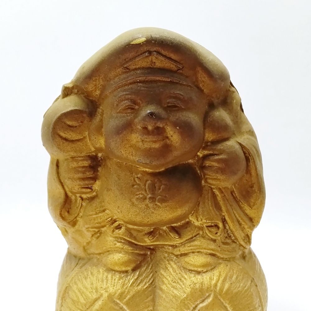 小さな大黒天 昭和初期 鋳物 大黒様 七福神 骨董 古美術 アンティーク