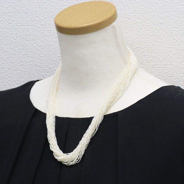 K14YG アコヤ砂芥子パール ネックレス 32連 - メルカリ