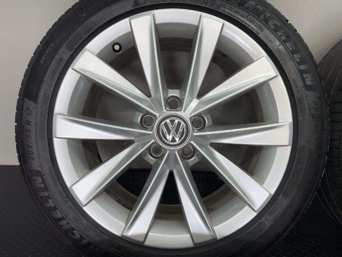 205 55 R 17 夏タイヤ VW ゴルフオールトラック ホイール 17インチ 42 20年製 バリ溝 STH 066