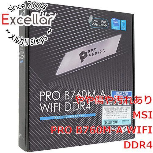 bn 0 MSI製 MicroATXマザーボード PRO B 760 M A WIFI DDR 4 LGA 1700 元箱あり