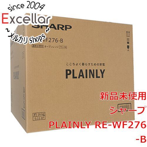 bn 1 SHARP 過熱水蒸気オーブンレンジ PLAINLY RE WF 276 B ブラック