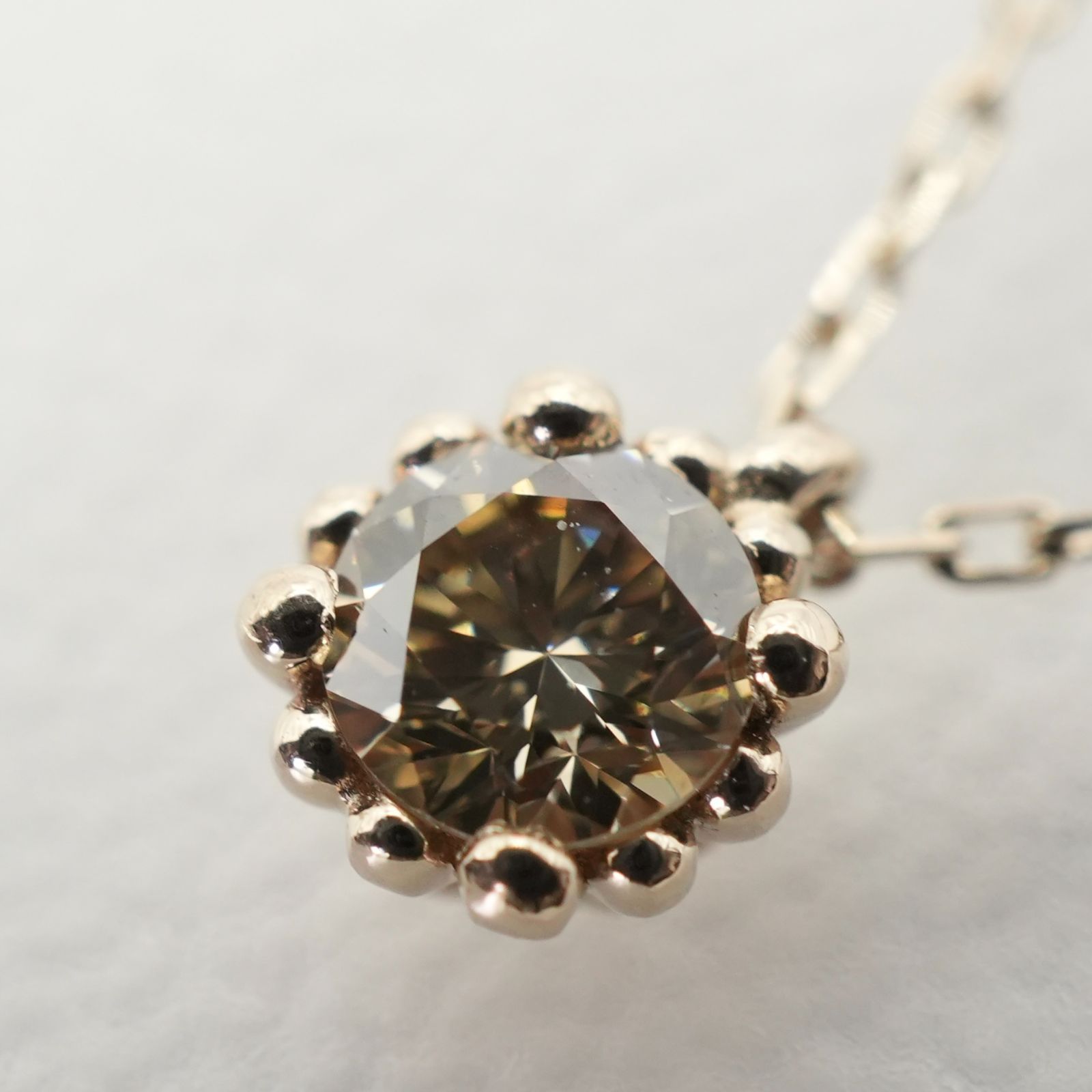 カシケイ ミル ダイヤモンド ネックレス K18 0.20ct/25-1069 - メルカリ