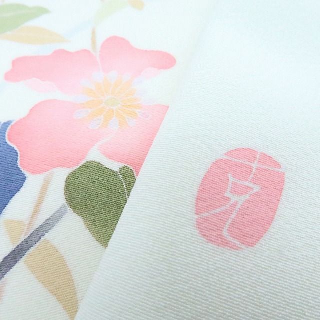 百華❀Y4245◇本加賀友禅 南克治落款 手縫い仕立て 正絹 訪問着 着物