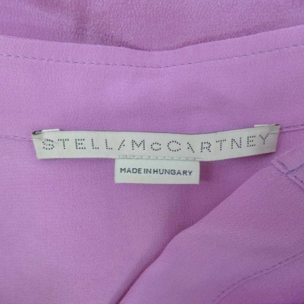 ステラマッカートニー STELLA McCARTNEY シャツ ブラウス 長袖 絹