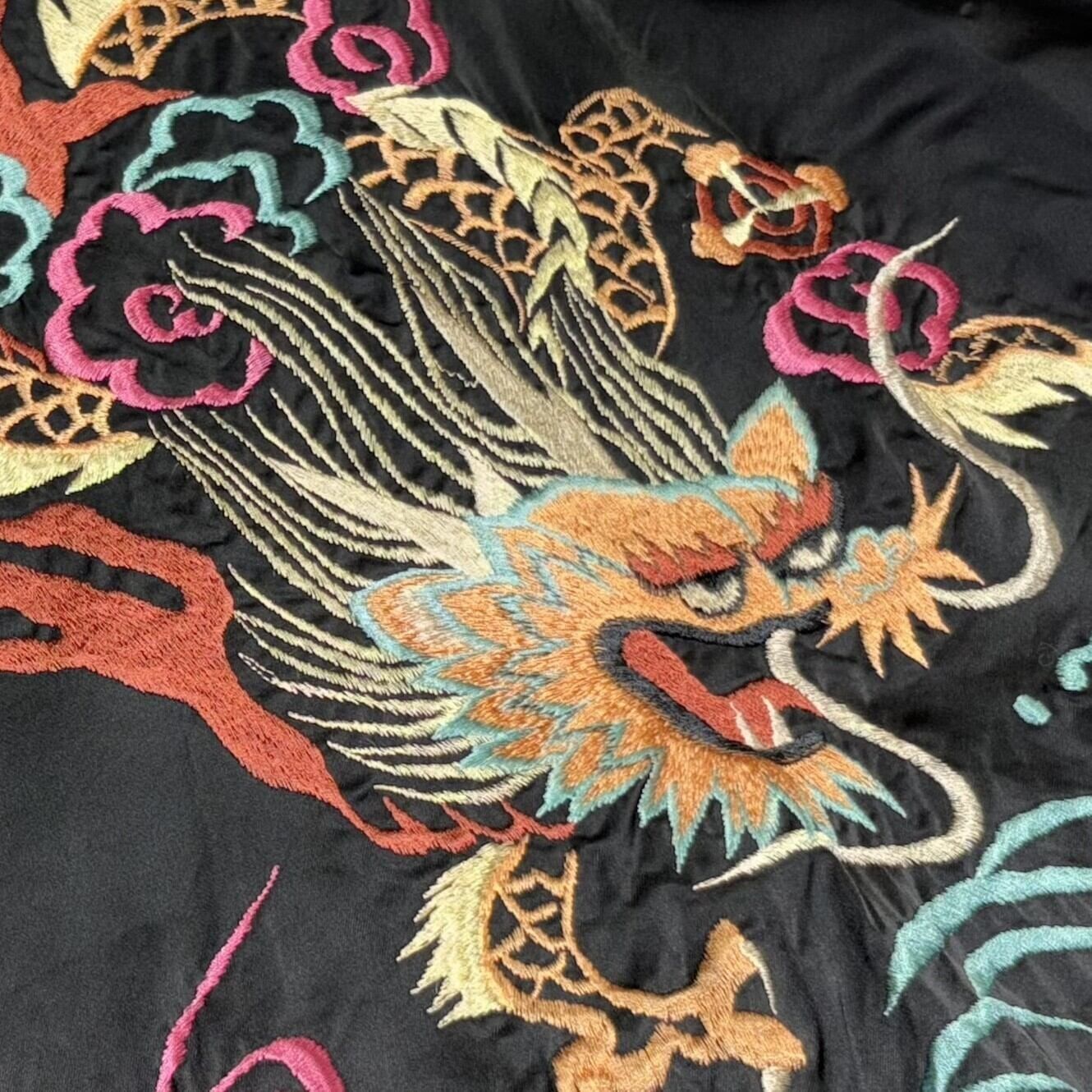 テーラー東洋 スカジャン 特大 XL 虎 刺繍 リバーシブル 港商