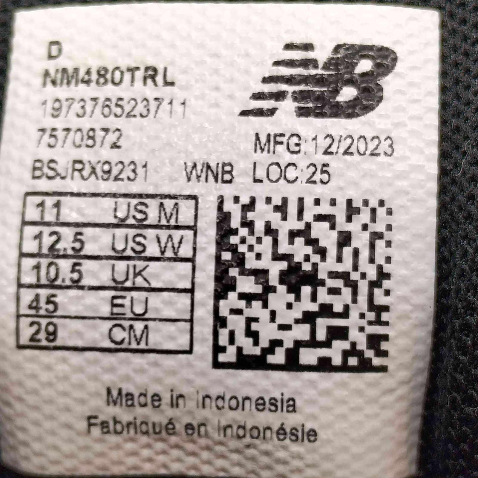 ニューバランス NEW BALANCE NUMERIC 480 メンズ JPN：29 - メルカリ