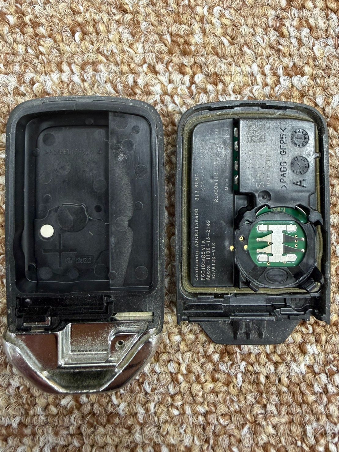 スマートキー 2ボタン 72147-T5C-J01 ホンダ - メルカリ