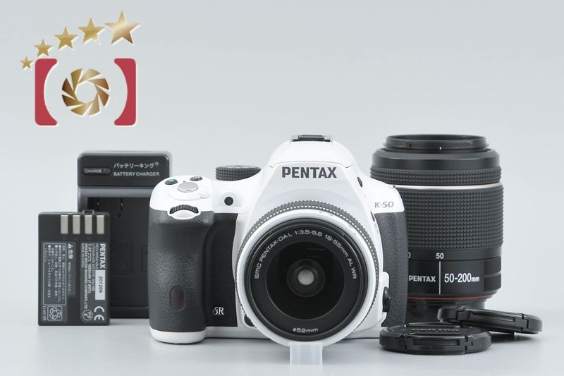 PENTAX ペンタックス 【中古】PENTAX ペンタックス K-50 ホワイト