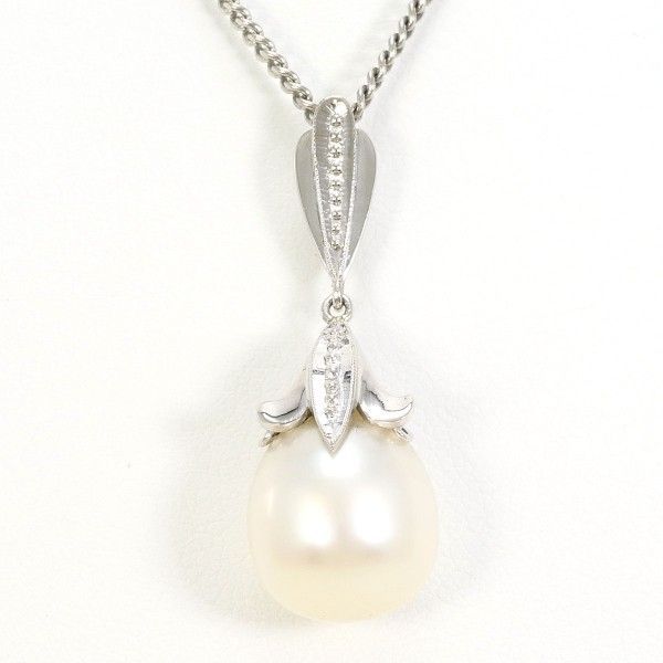 PT900 PT850 ネックレス necklace 南洋真珠 カード鑑別書 総重量約10.8