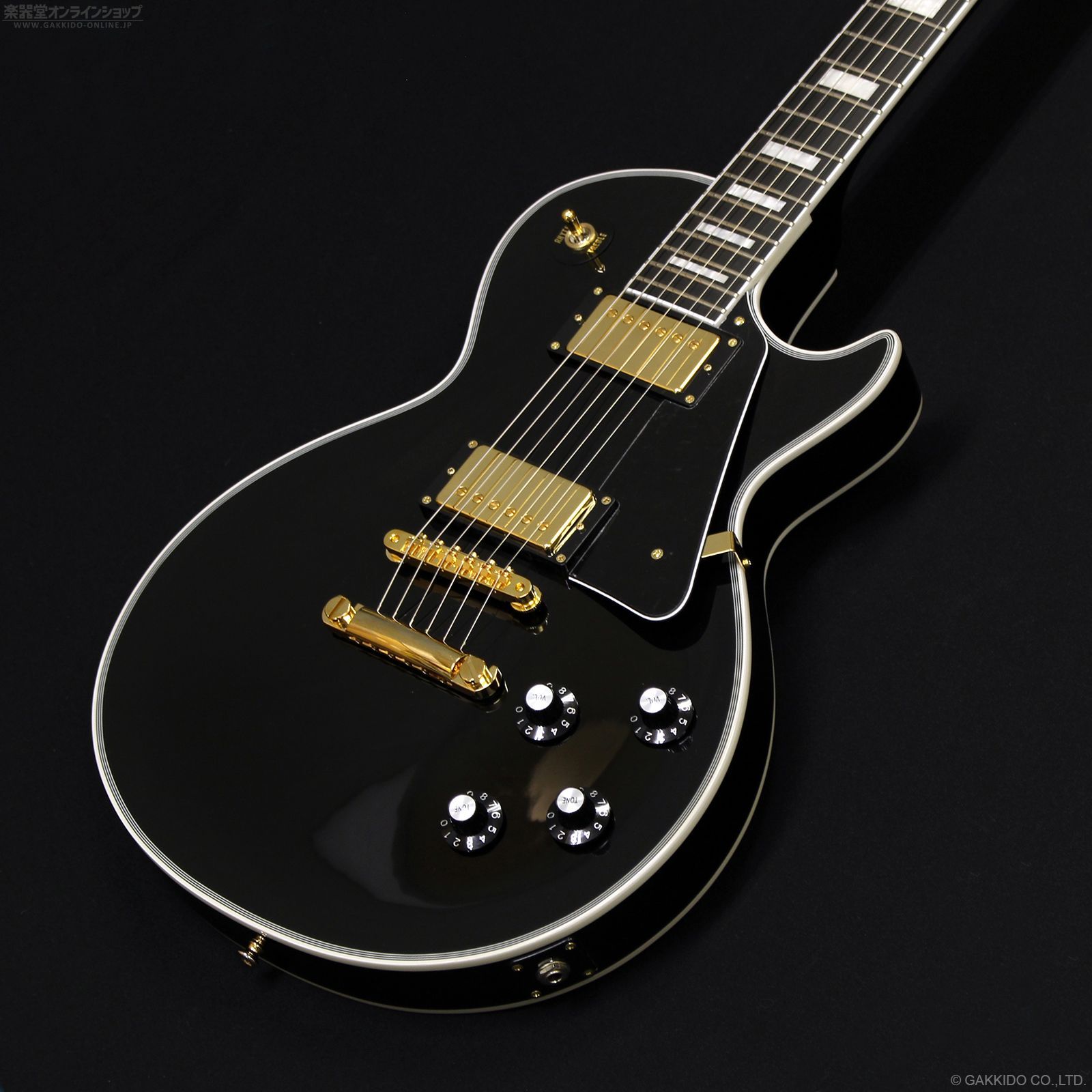 Edwards by ESP E-LP-CTM BK Black 国産Edwards Legacyピックアップ搭載 エドワーズ エレキギター ESPギグバッグ付属