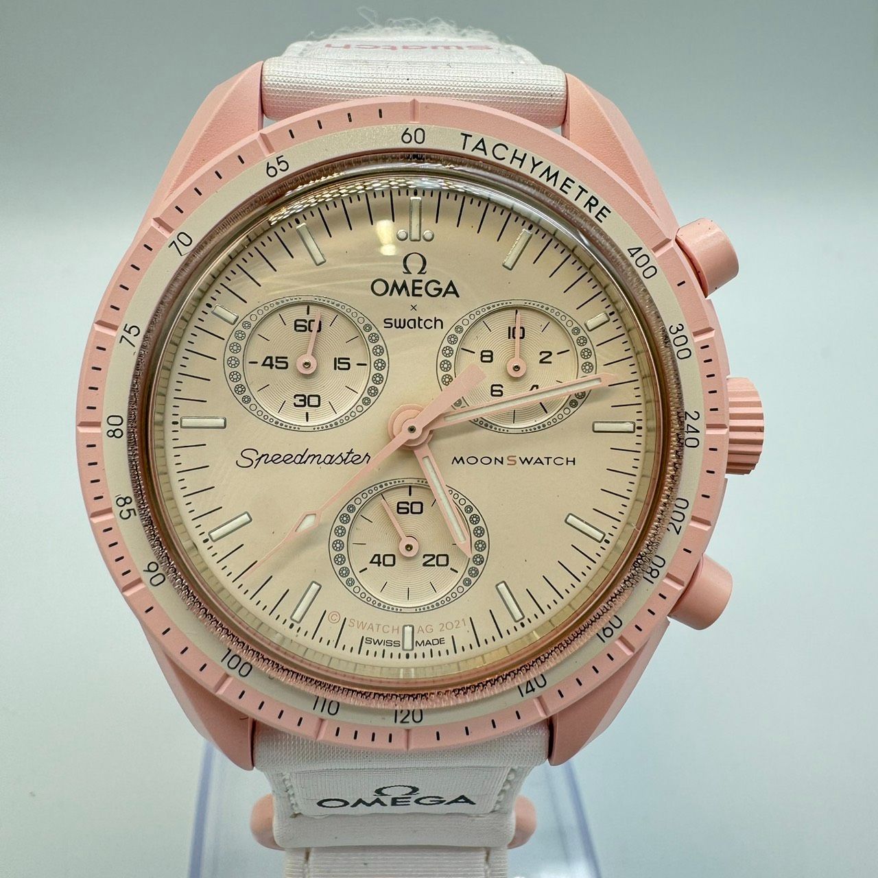 スウォッチ swatch OMEGA バイオセラミック ムーンウォッチ MISSION TO VENUS クオーツ MOON um KBB 3