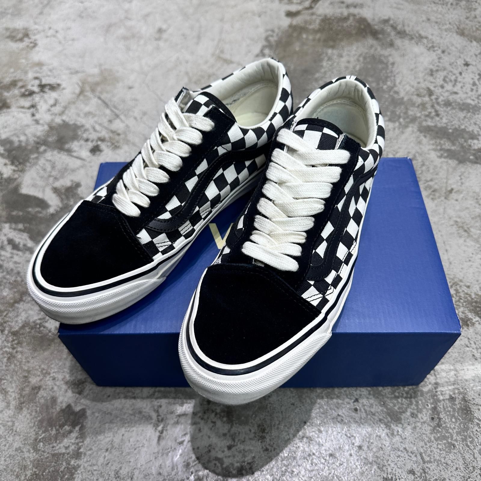 参考上代12100円 VANS LX OLD SKOOL チェッカー オールドスクール
