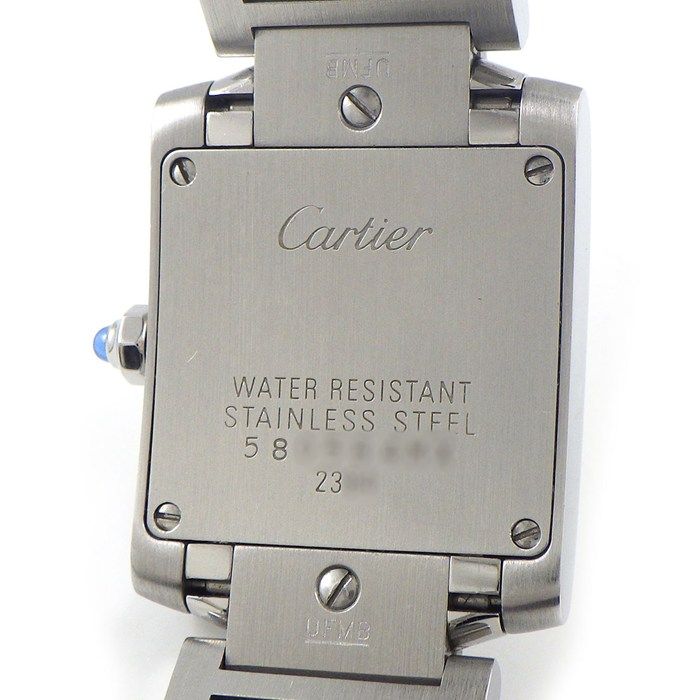 スクエア アイボリー文字盤