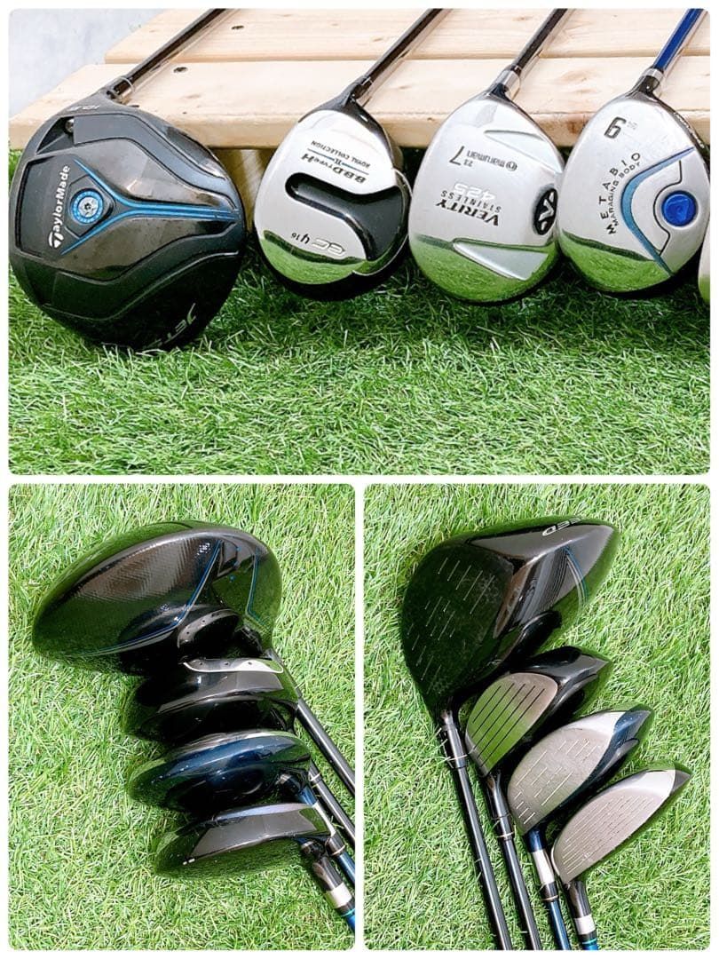 L6.テーラメイド 初心者オススメ メンズセット ゴルフクラブ 13本 右