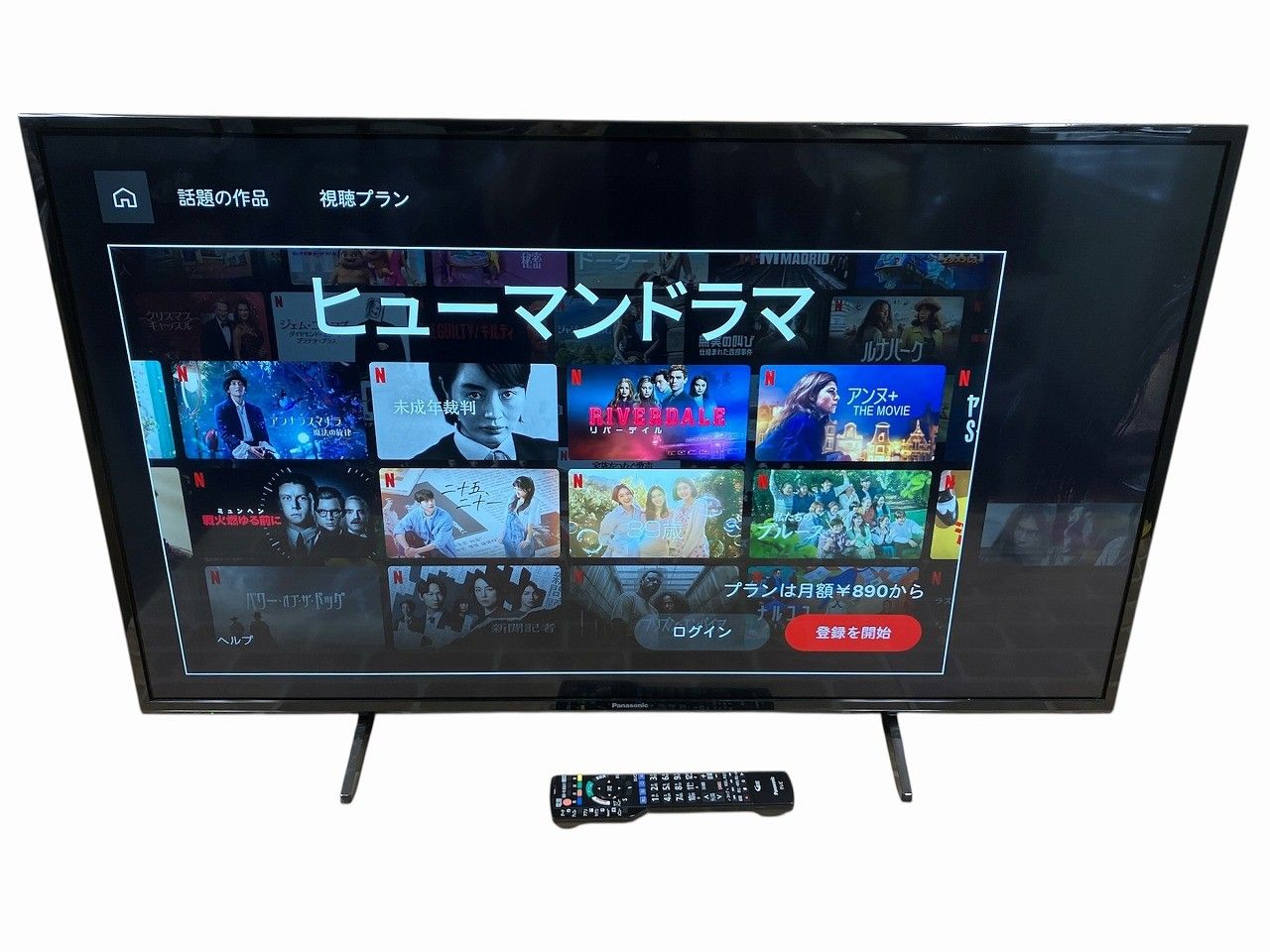 Panasonic パナソニック VIERA TH-43 GX 755 43 V型 4 Kダブルチューナー内蔵 液晶テレビ