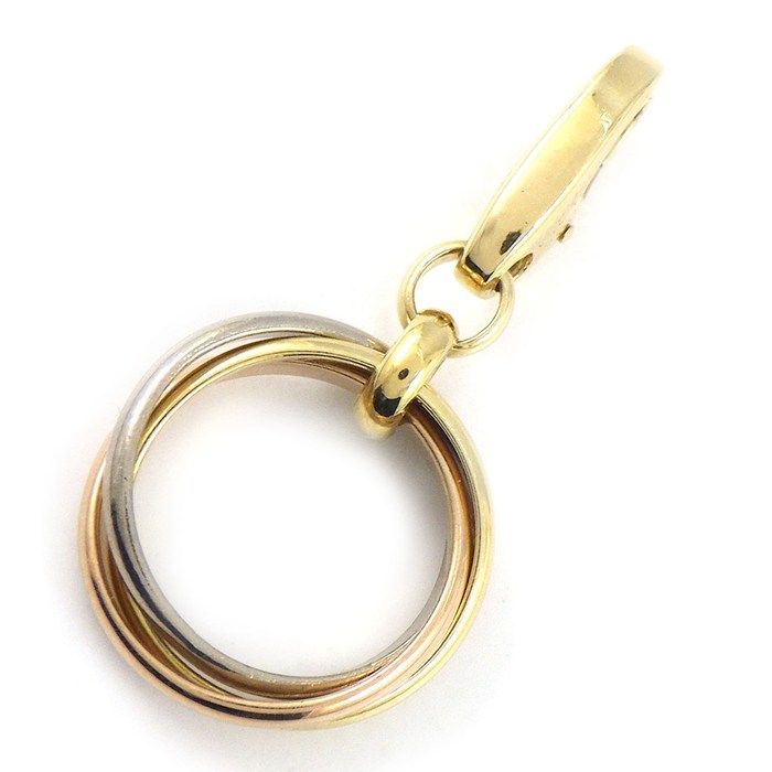 カルティエ Cartier チャーム ペンダントトップ トリニティ スリー K 18 PG WG YG