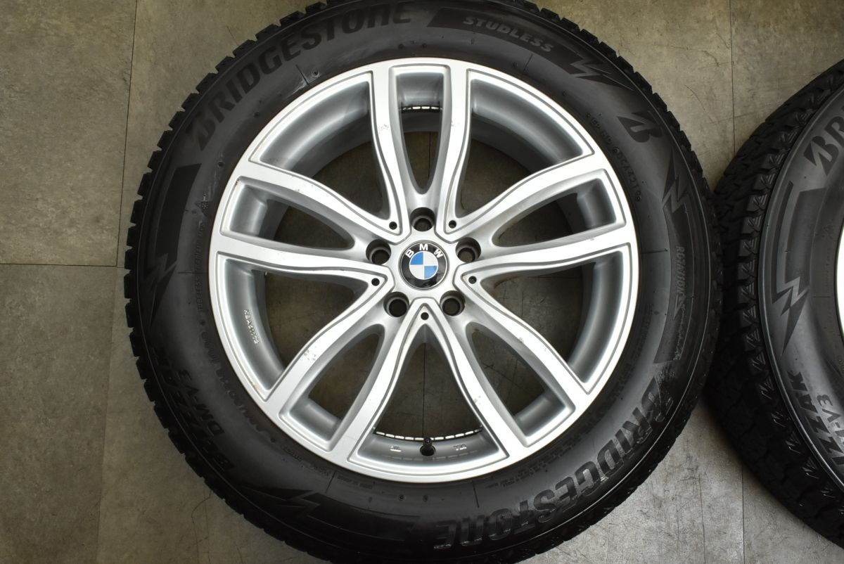  バリ溝 MAK FAHR 18 in 8 J 30 PCD 112 ブリヂストン ブリザックDM V 3 225 60 R BMW X 4 G 01 02 4本セット ボルト使用 モデル 18インチ タイヤ ホイールセット