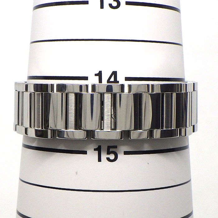  カルティエ Cartier 腕時計 ロンドマスト シルバー文字盤 ローマンインデックス SS クオーツアナログ 腕時計(デジタル) 時計