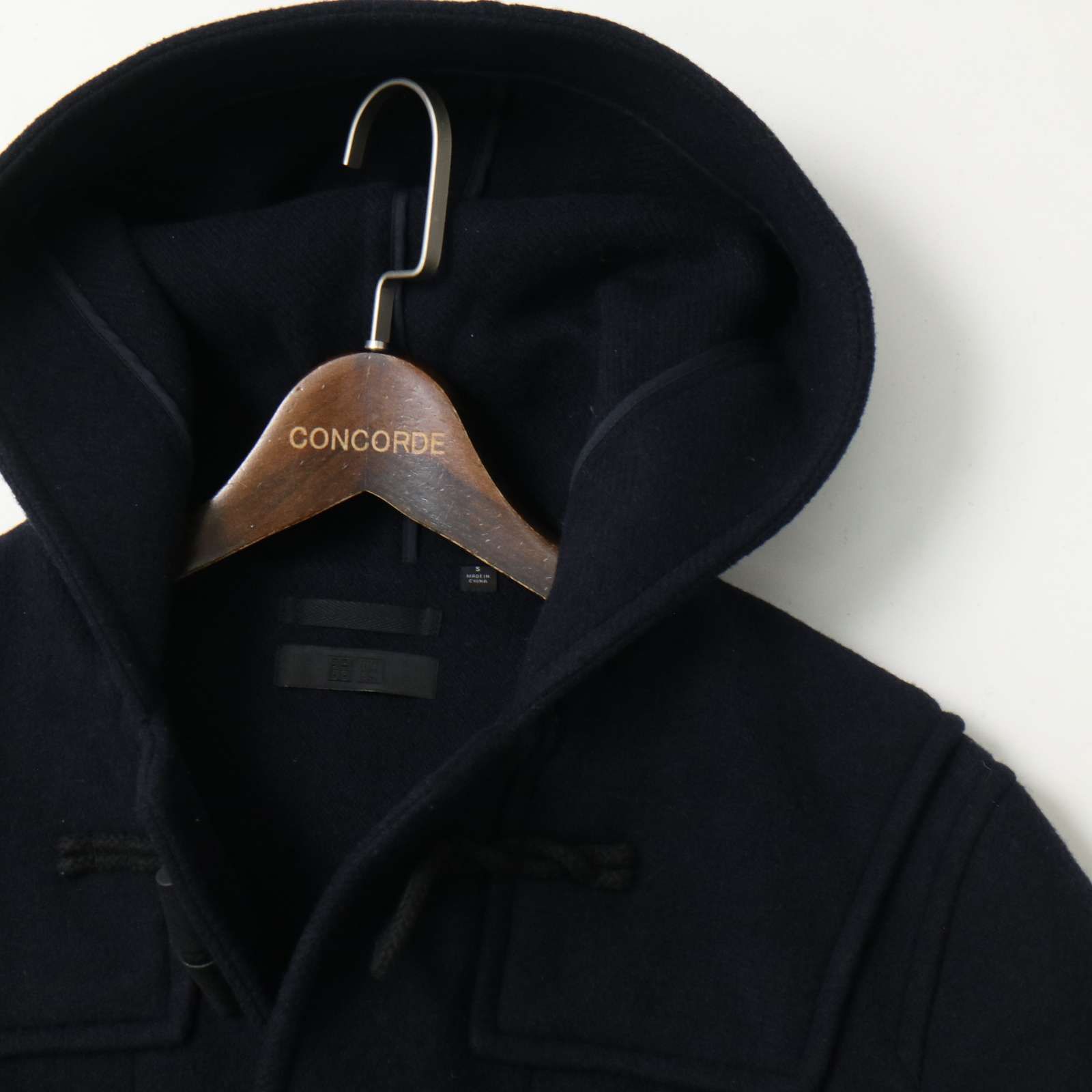 UNIQLO ユニクロ 秋冬☆ ウール ブレンド ダッフル コート Sz.S メンズ