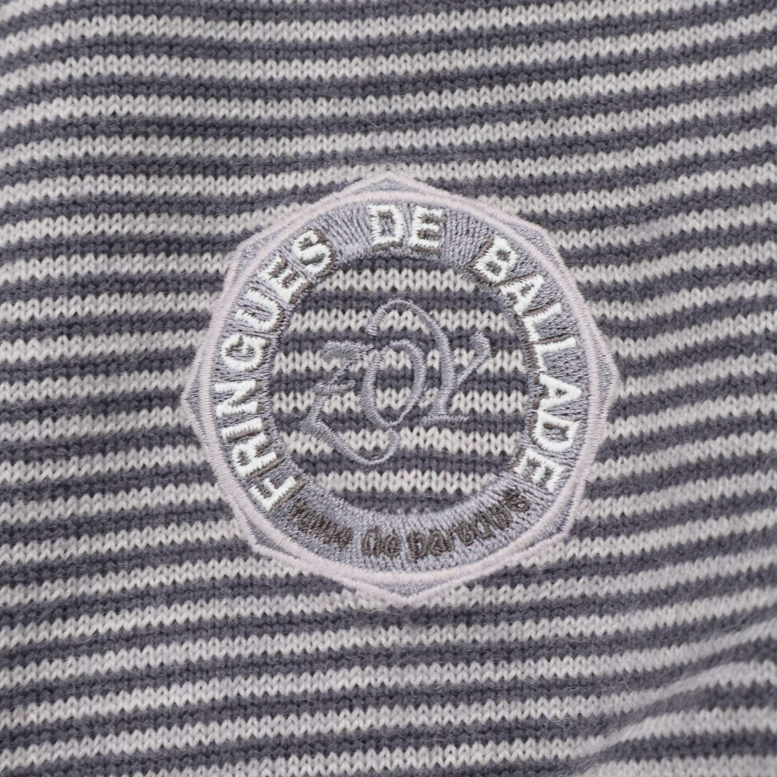 ZOY ゾーイ ゴルフ 秋冬 ウール100％☆ ロゴ刺繍 ボーダー クルー