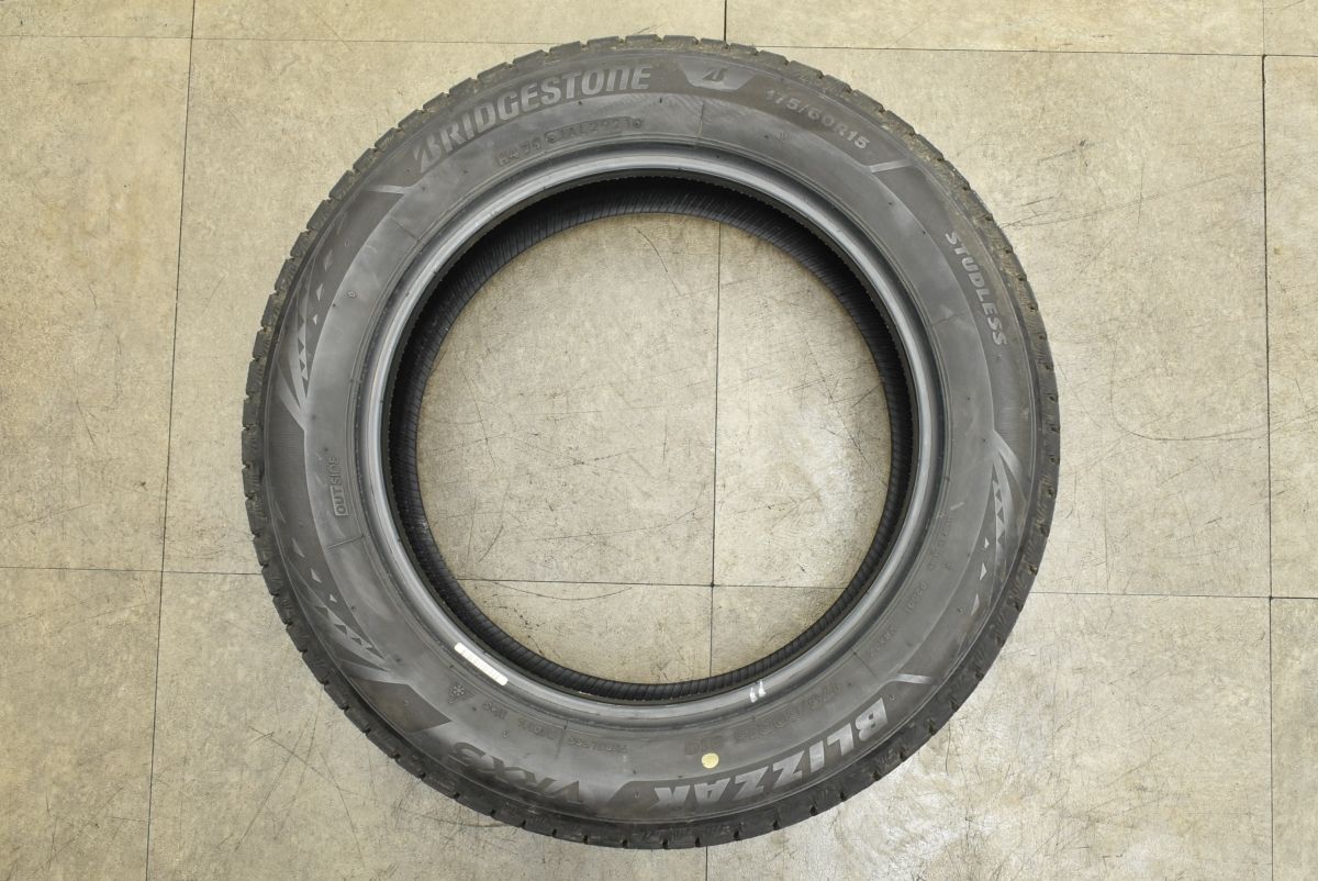  程度良好品 ブリヂストン ブリザックVRX 3 175 60 R 15 4本セット キューブ ノート マーチ デリカD 2 ソリオ タフト 国産スタッドレス 15インチ スタッドレス