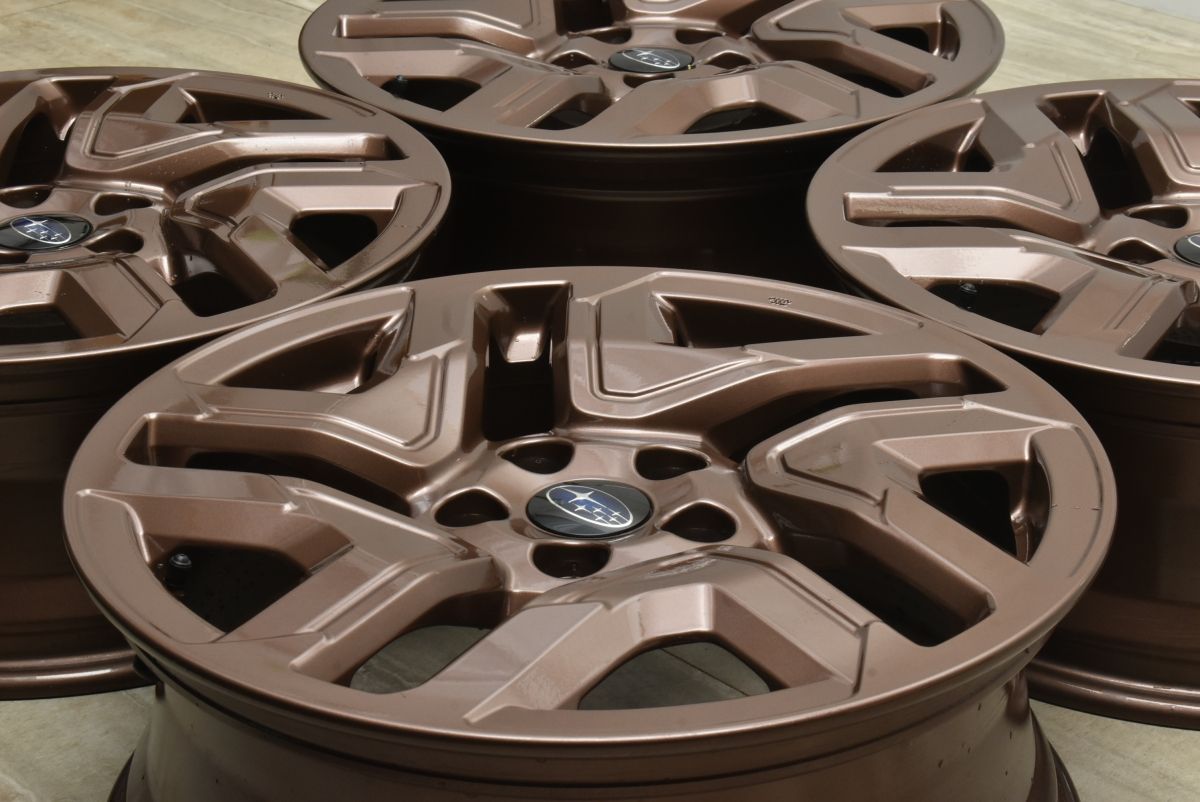 新車外し スバル SL フォレスター SPORT 18 in 7 J 48 PCD 114 3 クロストレック レイバック BTレガシィアウトバック BNレガシィ