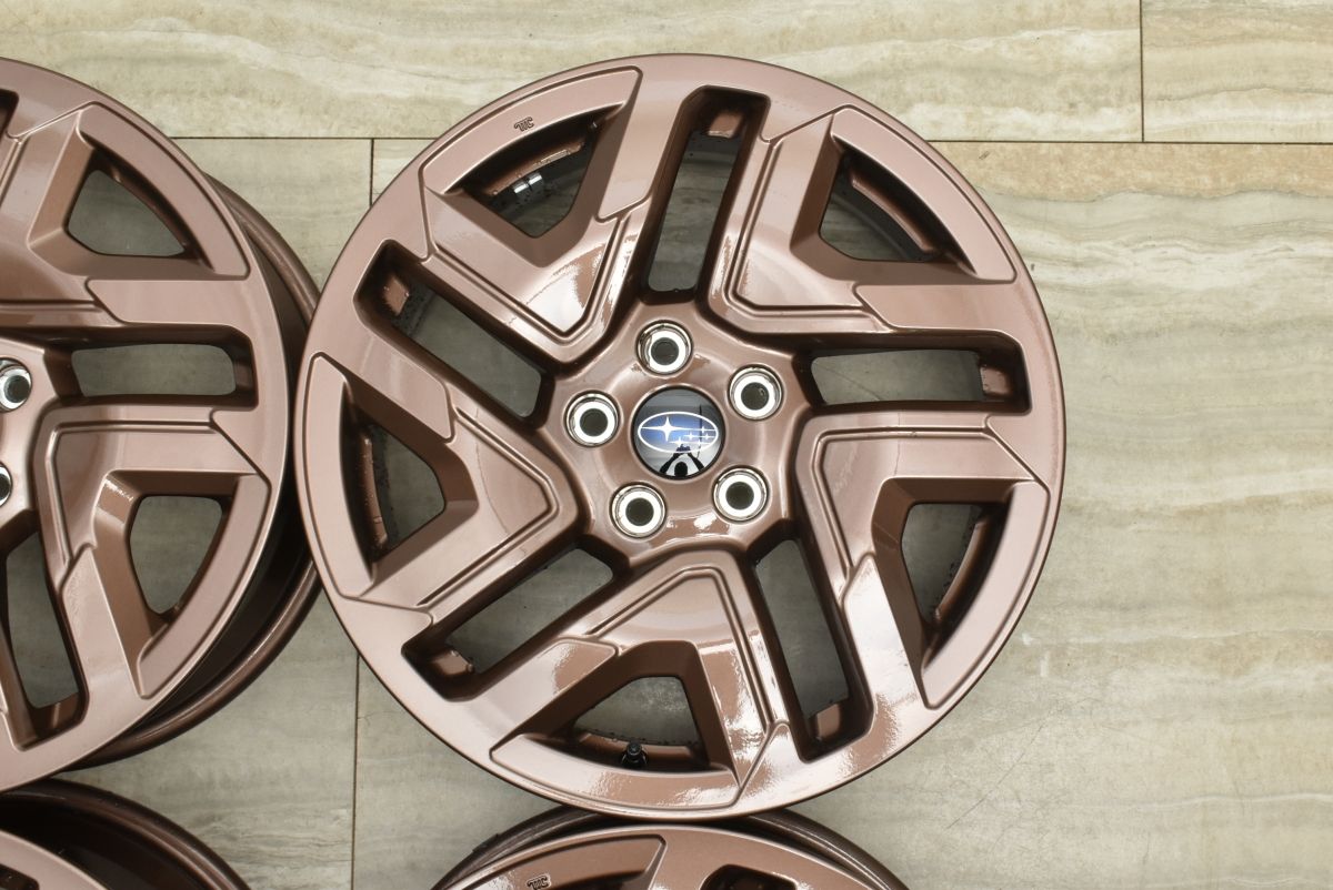 新車外し スバル SL フォレスター SPORT 18 in 7 J 48 PCD 114 3 クロストレック レイバック BTレガシィアウトバック BNレガシィ 18インチ ホイール