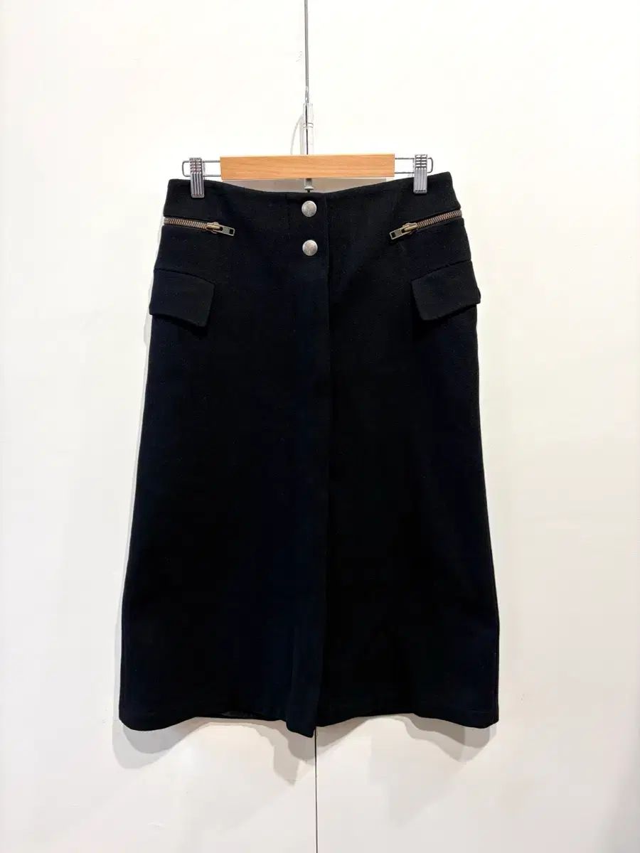 ミュウミュウ ポケット ウール スカート