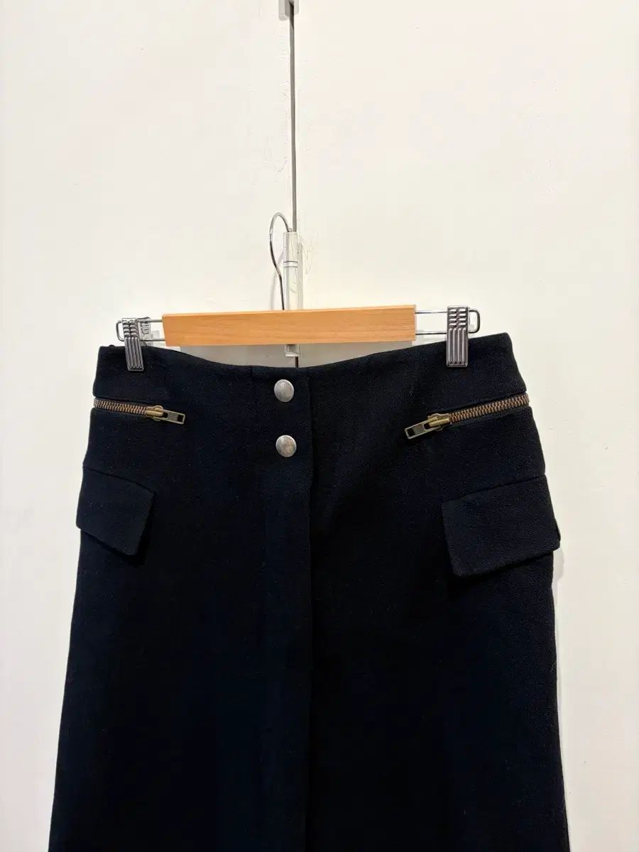 ミュウミュウ ポケット ウール スカート