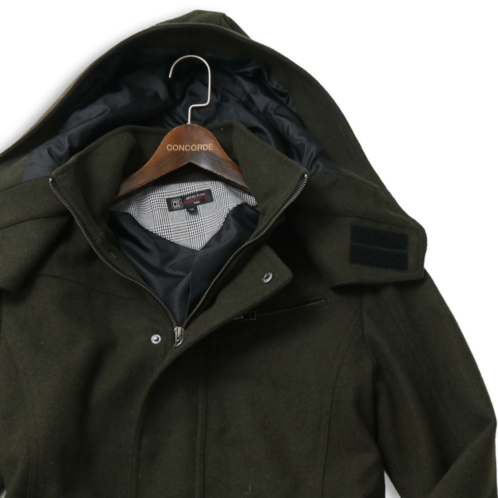 美品MK HOMME ミッシェルクラン オム 秋冬 フード着脱可☆ メルトン
