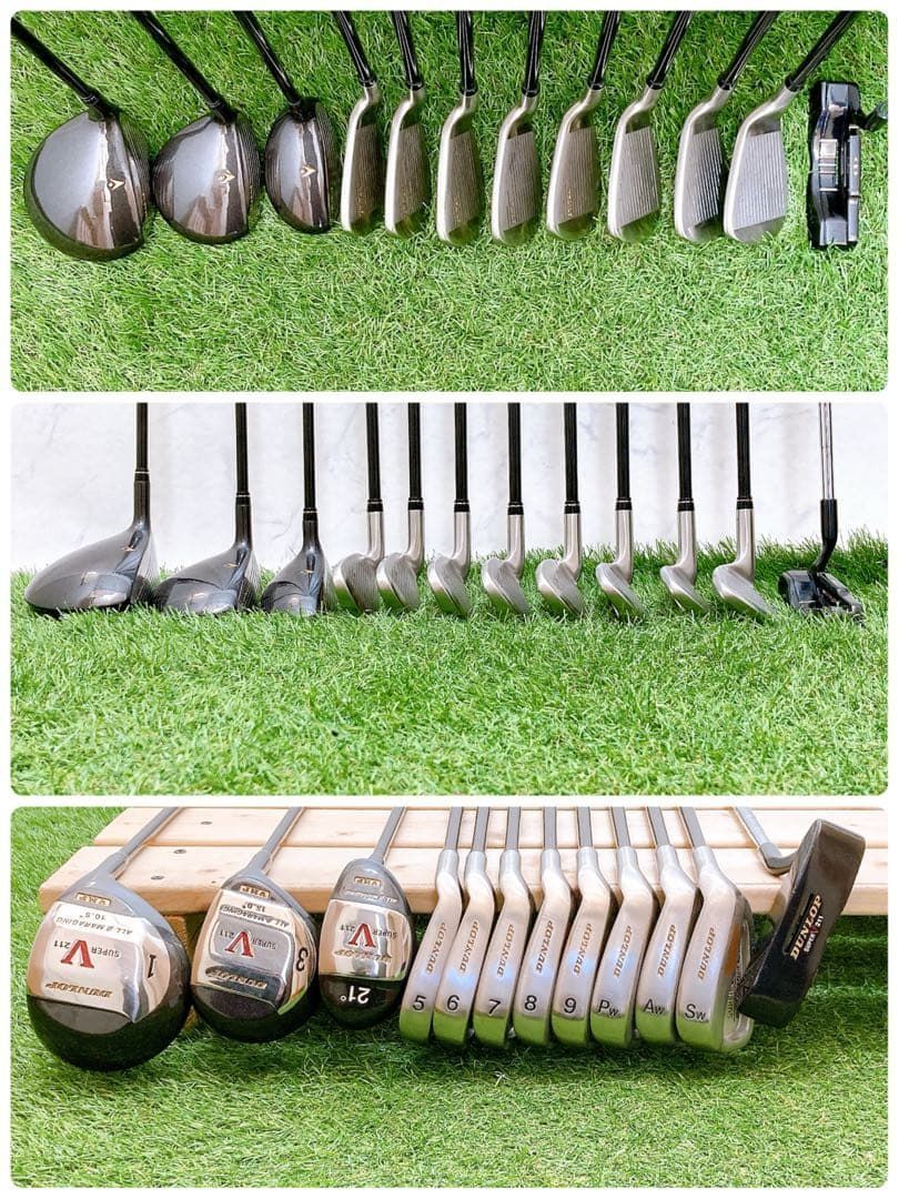 L7.初心者オススメ メンズセット 右利き ゴルフクラブ FLEX R 12本