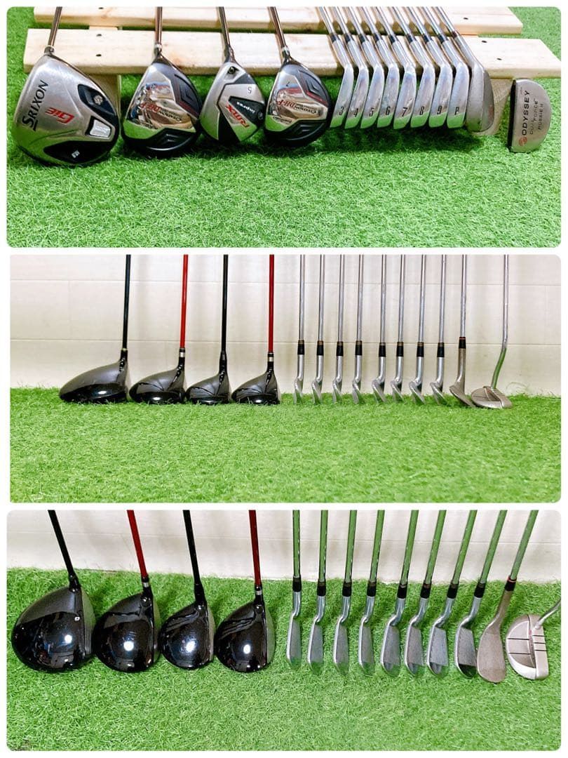 L 4.スリクソン 初心者オススメ メンズセット ゴルフクラブ 14本 右