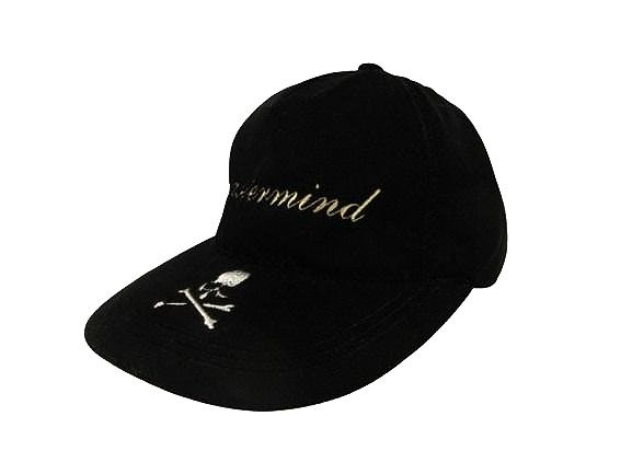 マスターマインド mastermind JAPAN ベロア キャップ VELOUR CAP スカル ロゴ刺繍 ブラック M MJ 25 E 15 CA 006 607 AA