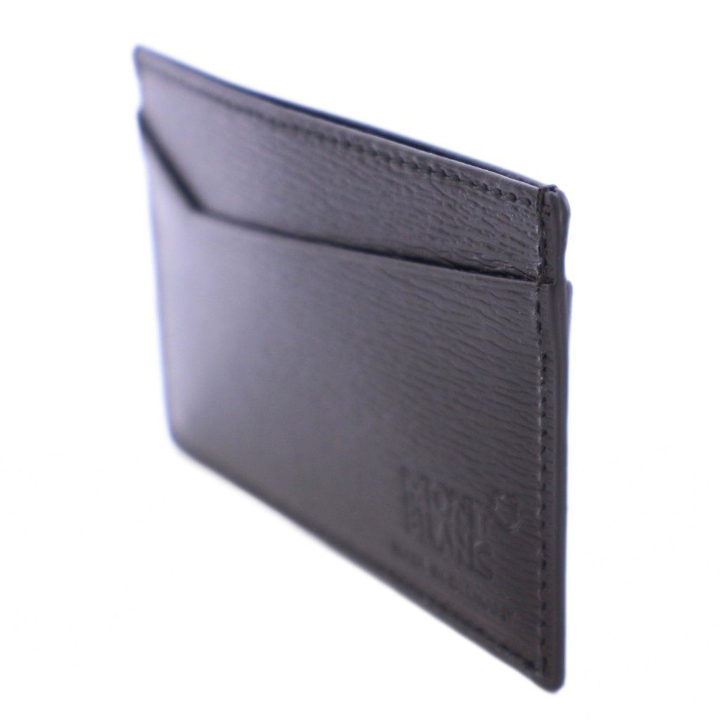 モンブラン MONT BLANC カードケース カード入れ 名刺入れ コンパクト レザー ロゴ ワン 黒 ブラック BB