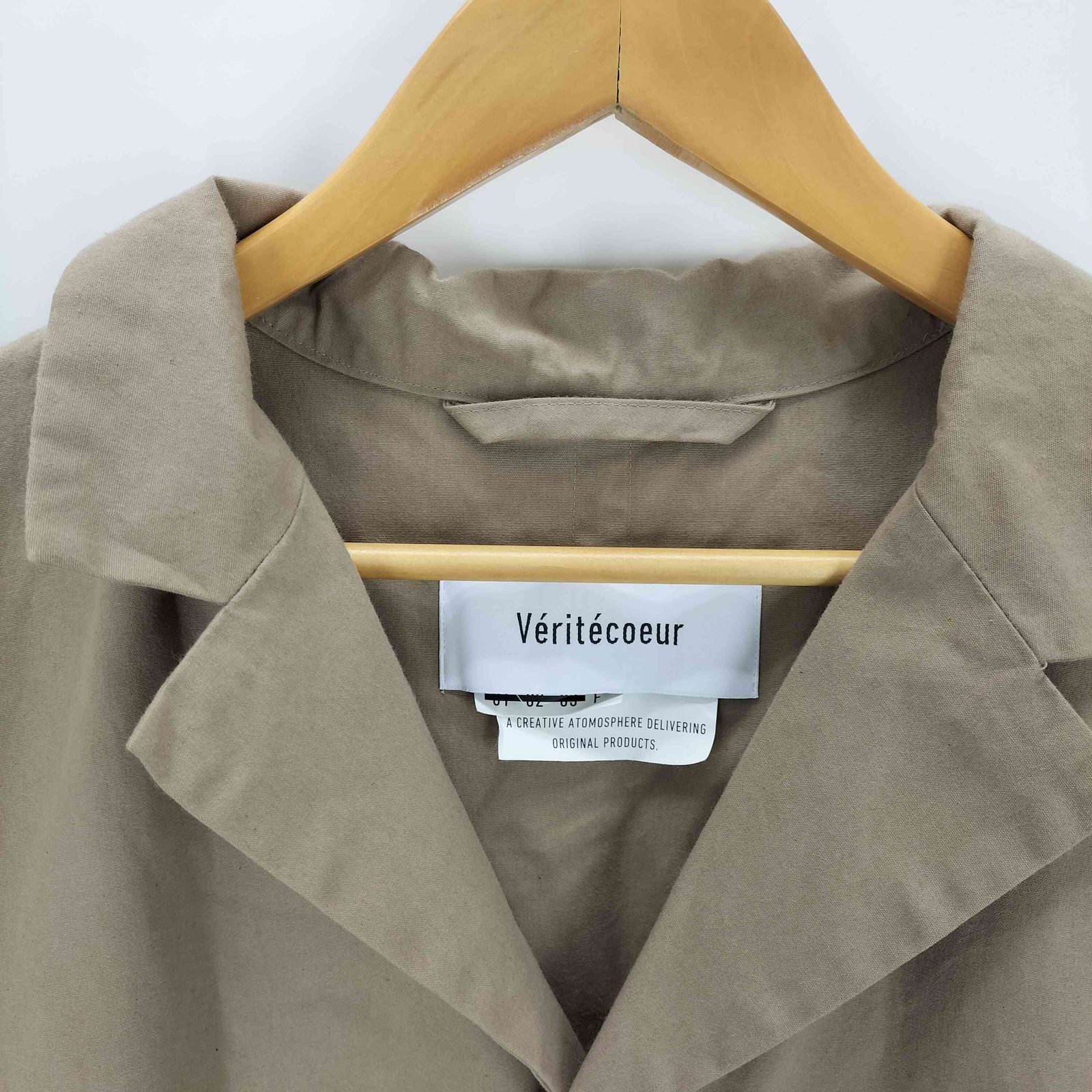 ヴェリテクール veritecoeur ケープバックコート レディース FREE