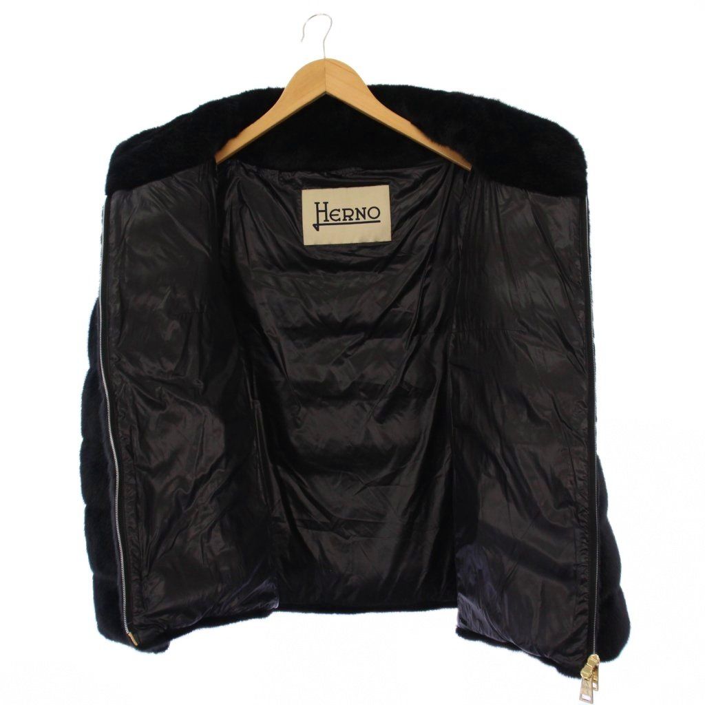 ヘルノ HERNO フェイクファー ダウンジャケット アウター ハイネック