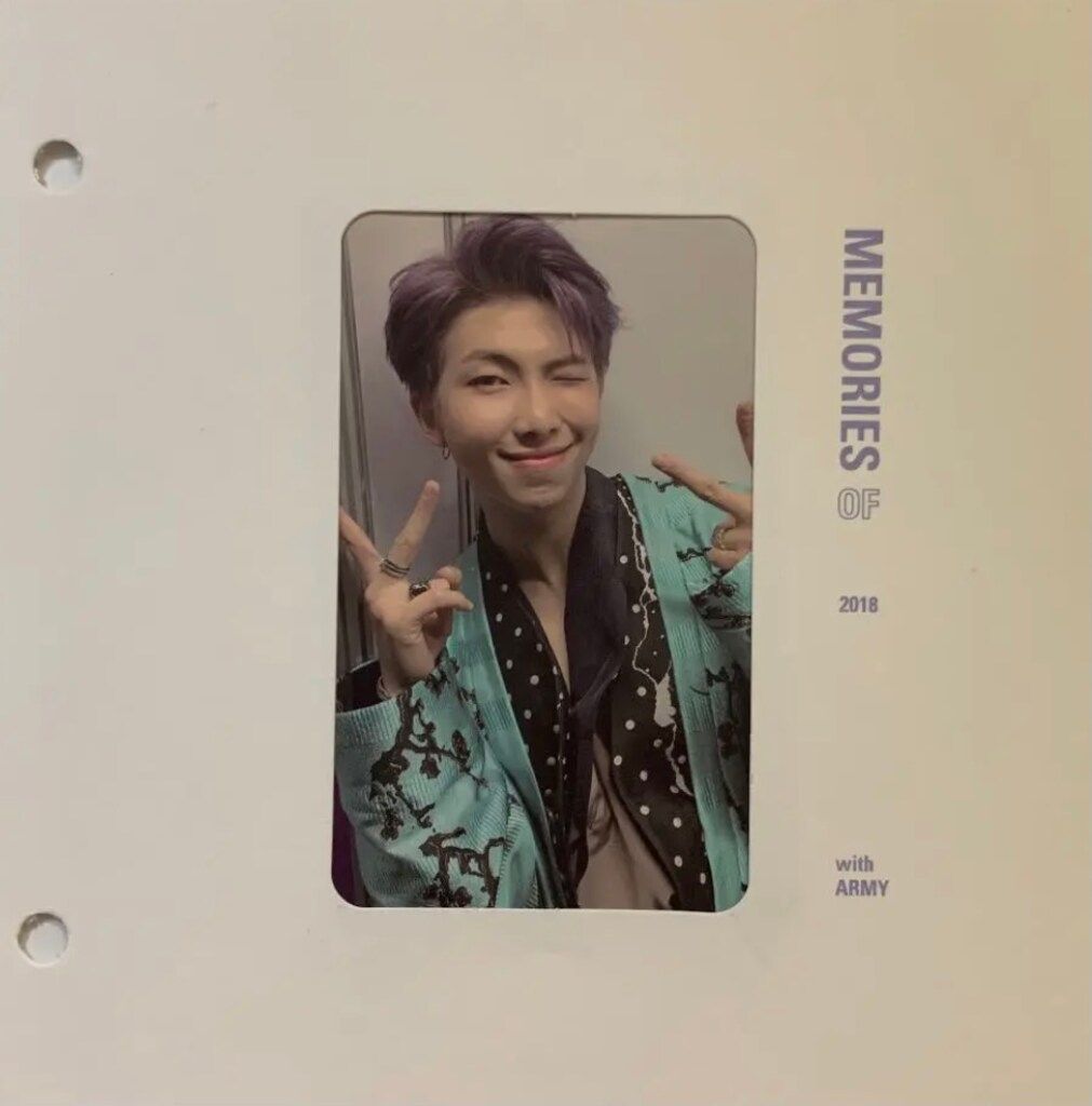 BTS Blu-ray盤 RM MEMORIES OF 2018 台紙付 - メルカリ