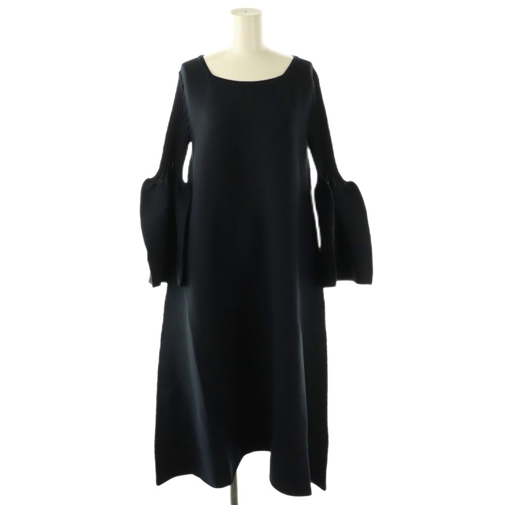 シーエフシーエル CFCL POTTERY KAFTAN DRESS ワンピース ニット 1 ネイビー ES OS