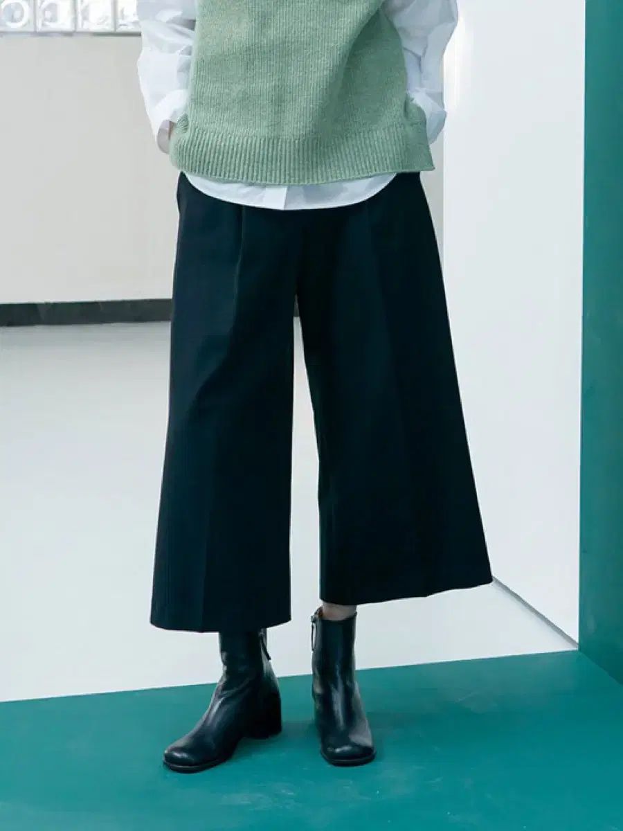 KUHO PLUS ベルト付き ワイド パンツ