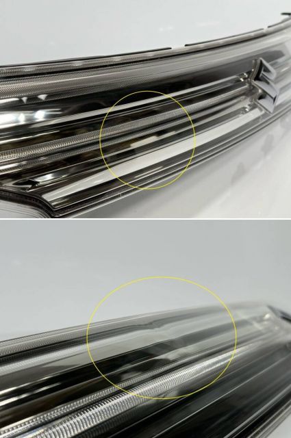 スペーシアカスタム MK32S MK42S 純正 フロントグリル 白LED