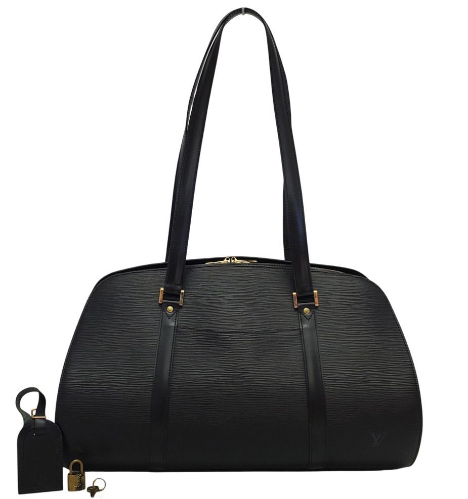 D 3058 ルイ ヴィトン エピ ソルフェリーノ45 ゴールド金具 ボストン ショルダーバッグ ノワール 黒