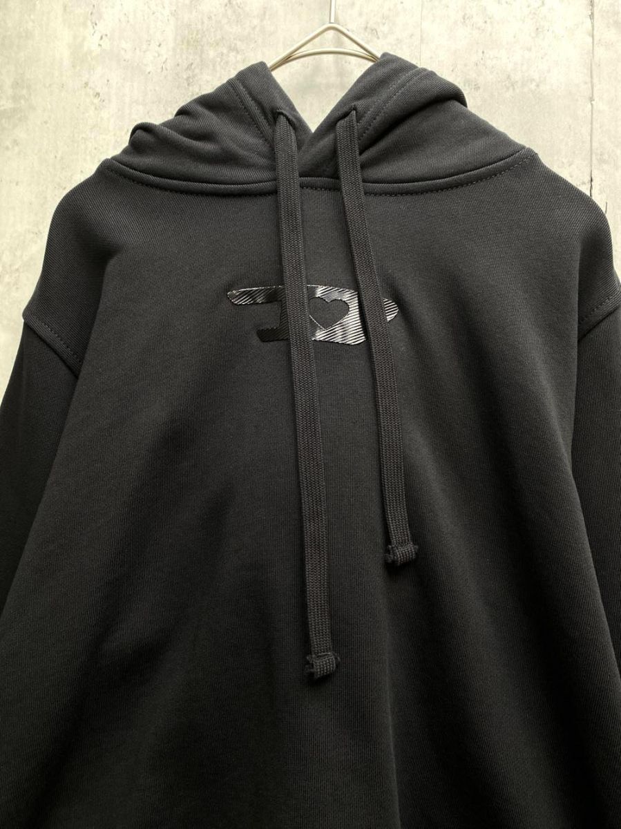 DIESEL ディーゼル F-REGGY HOOD N-FOIL スウェット パーカー sizeS ブラック レディース