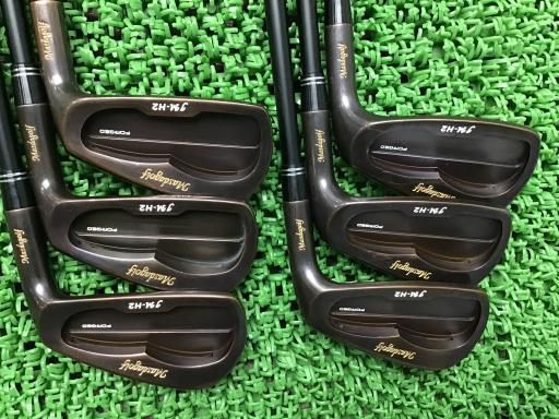 MASDA JM H 2 銅メッキ 6 S アイアンセット IR 特注シャフト フレックスS メンズ 男性用 右利き 右用 Cランク ゴルフクラブ