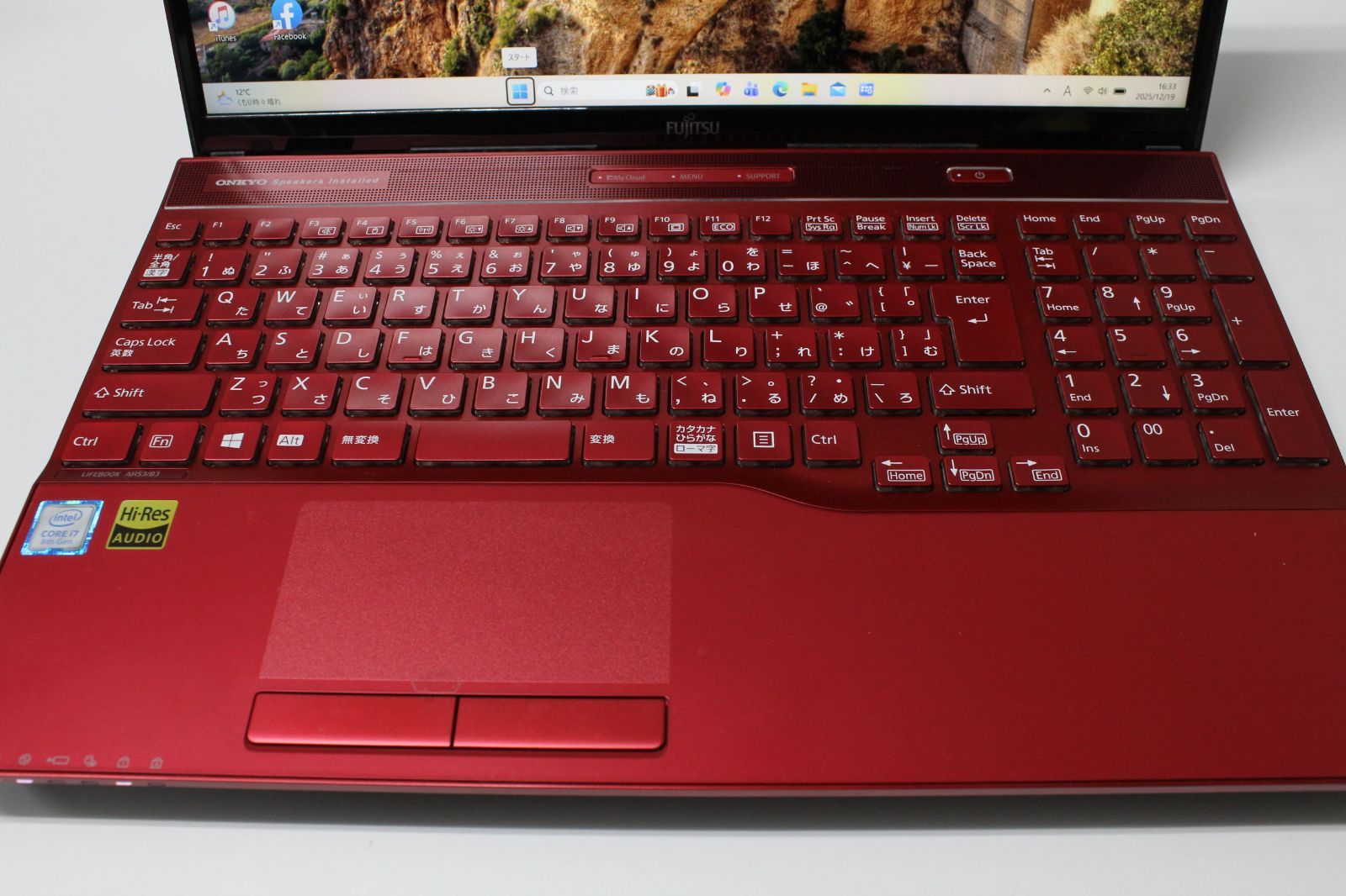 中古ノートPC】富士通〈LIFEBOOK AH53/B3〉Intel Core i7/SSD512GB