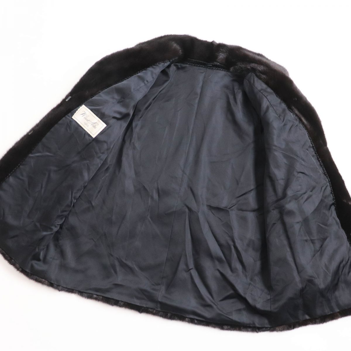 極美品○OS FUR MINK ミンク 逆毛 本毛皮ショートコート ジャケット