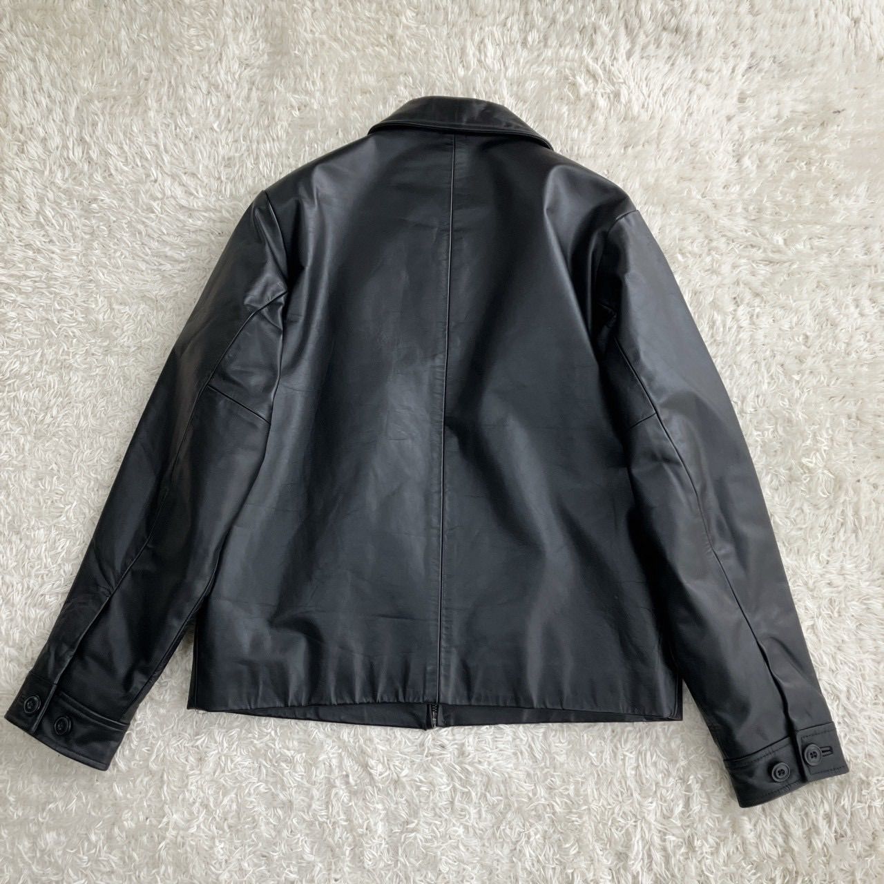 OLD GAP レザージャケット S〜M相当 美品！90s OLD GAP オールドギャップ レザー ジャケット ブラック M