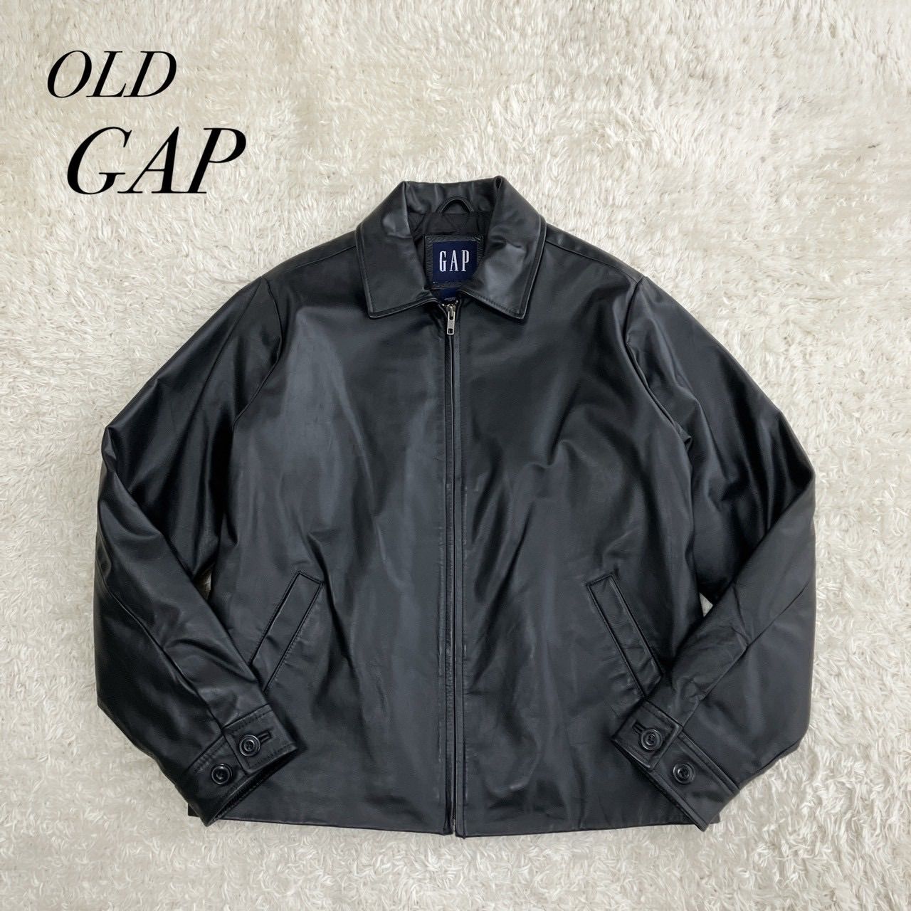 Y*O様 90s old gap シングル　レザー　ジャケット　ライダース　M 184232935.jpg?cmsp_timestamp=